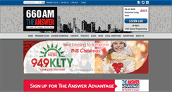 Desktop Screenshot of 660amtheanswer.com